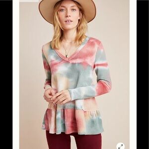 NWT Free People Tallie Peplum top size Small